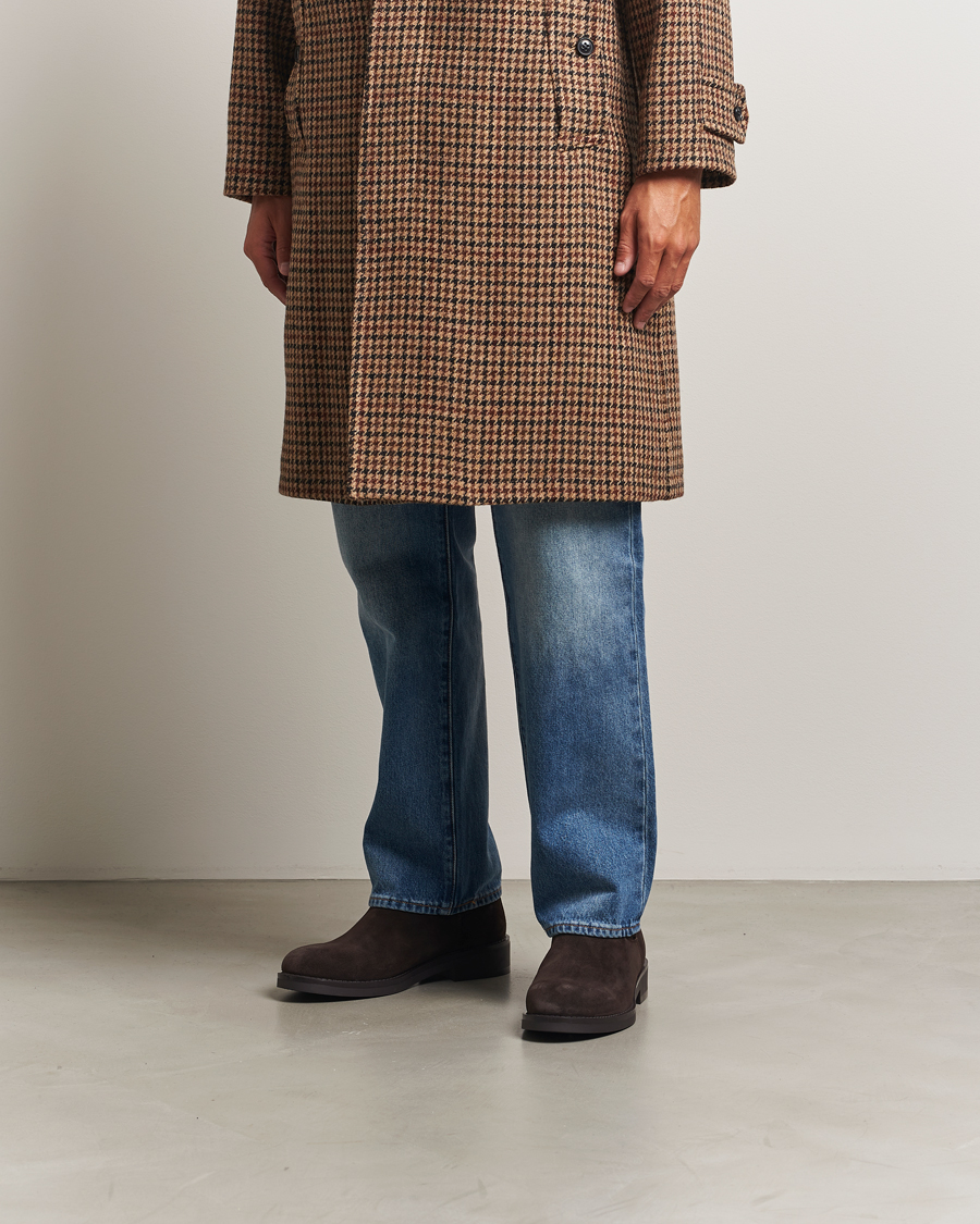 Heren | Laarzen | GANT | Prepdale Suede Chelsea Boot Espresso Brown