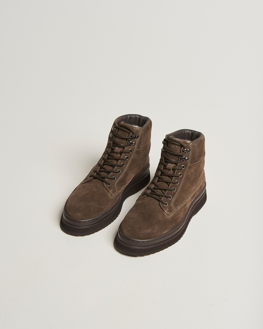Homme | Bottes | GANT | Blistown Shearling Suede Boot Desert Brown