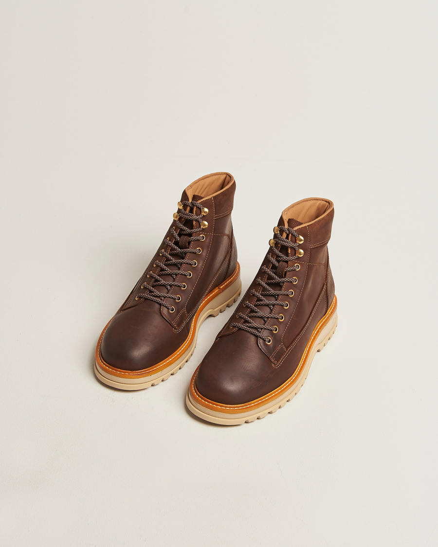 Heren | Laarzen | GANT | Clafton Felt Lined Rough Leather Boot Tan