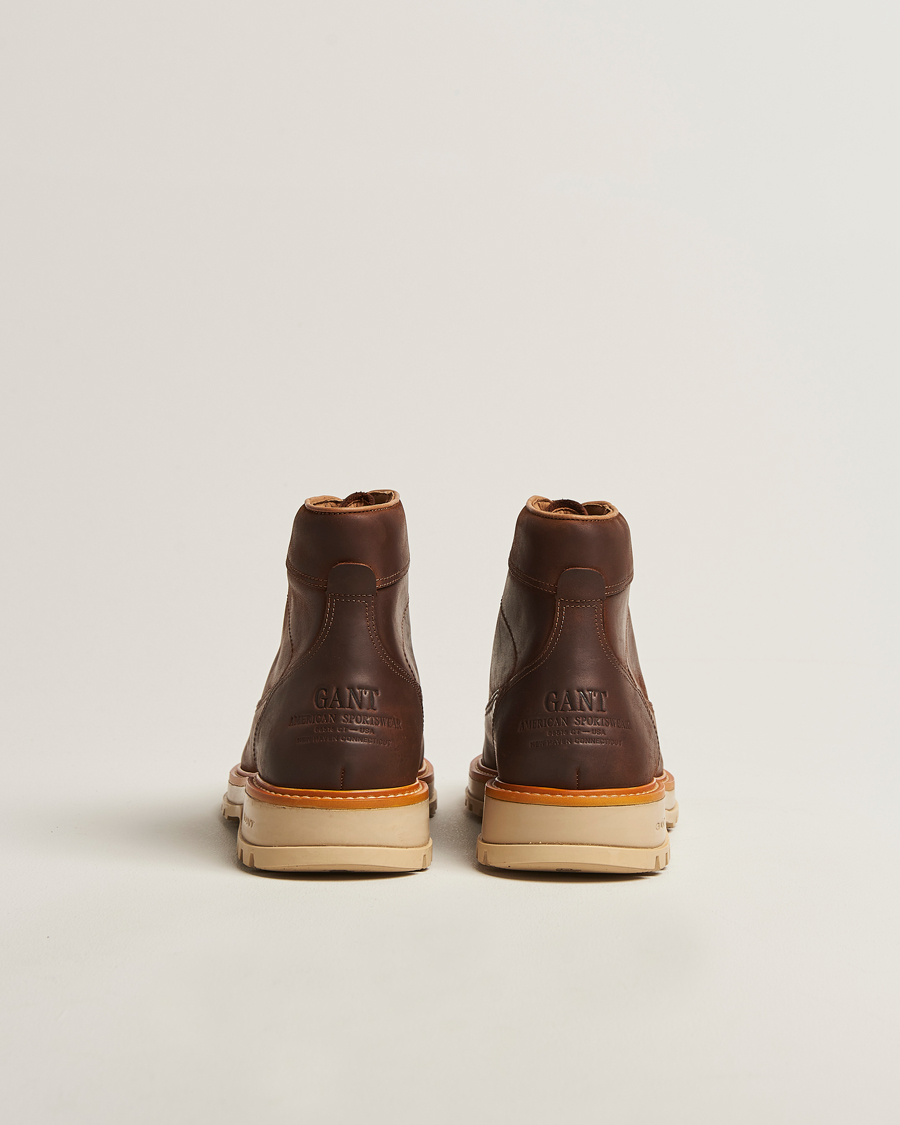 Heren | Laarzen | GANT | Clafton Felt Lined Rough Leather Boot Tan