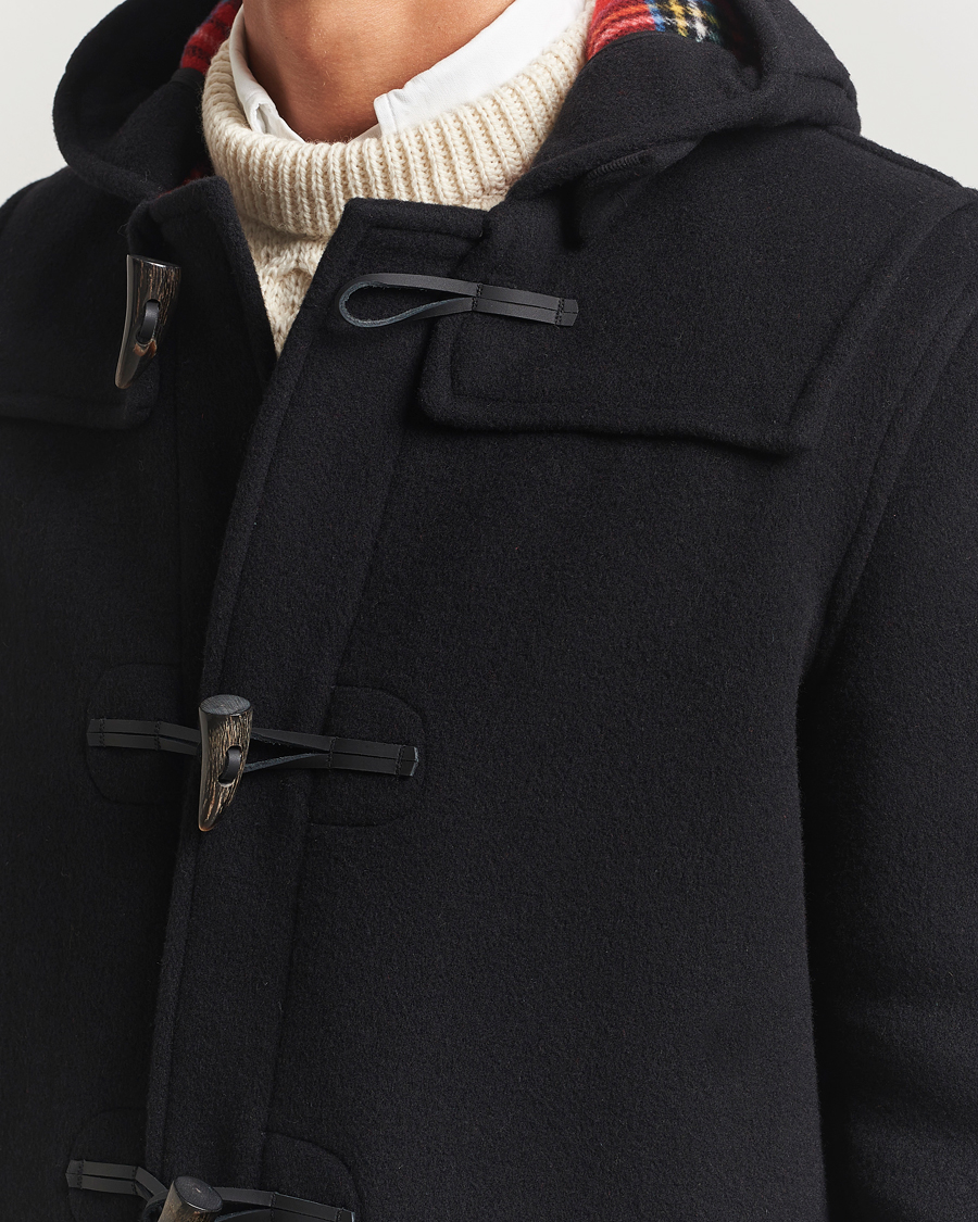 Homme | Manteaux Et Vestes | Gloverall | Mid Length Duffle Coat Navy/Dress Gordon