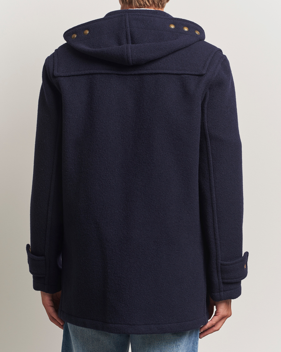 Heren | Jassen | Gloverall | Mid Length Monty Union Jack Duffle Coat Navy