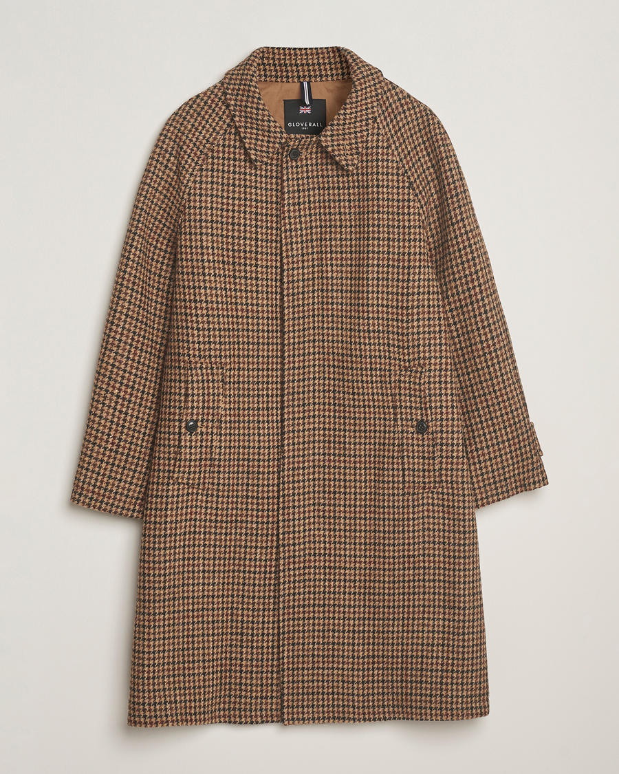 Homme | Manteaux Et Vestes | Gloverall | Harris Tweed Mac Coat Brown