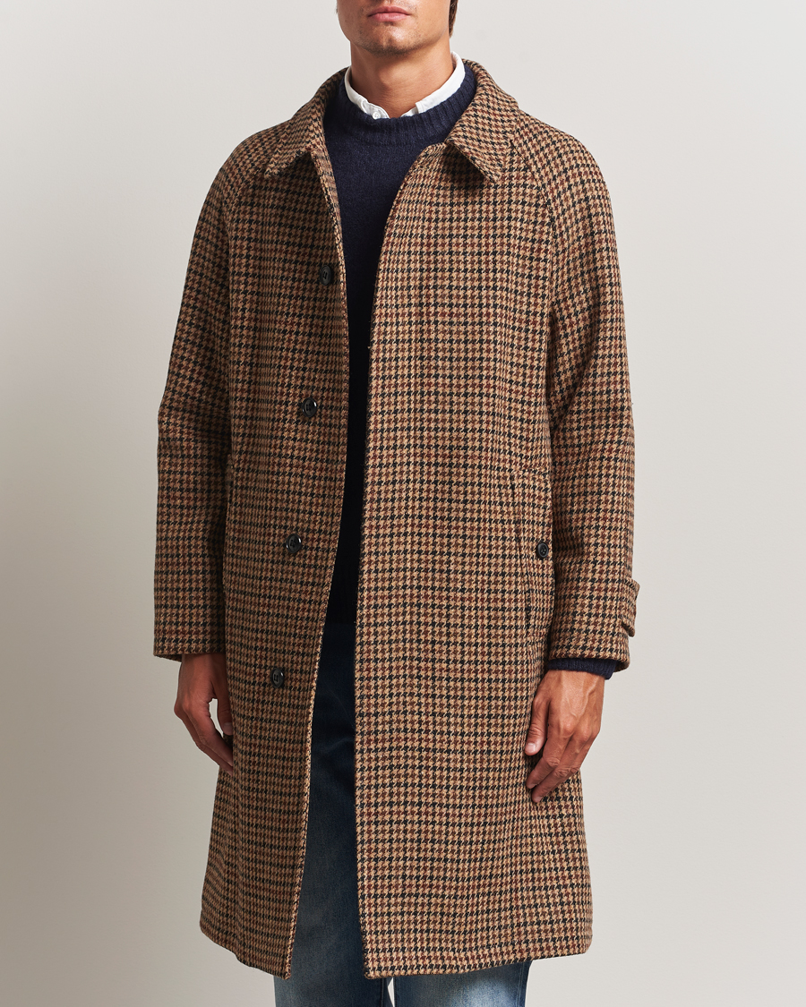 Homme | Manteaux Et Vestes | Gloverall | Harris Tweed Mac Coat Brown
