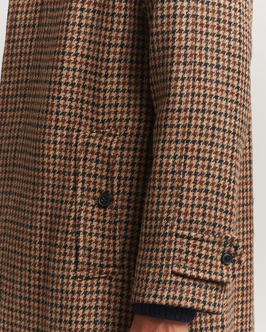 Homme | Manteaux Et Vestes | Gloverall | Harris Tweed Mac Coat Brown