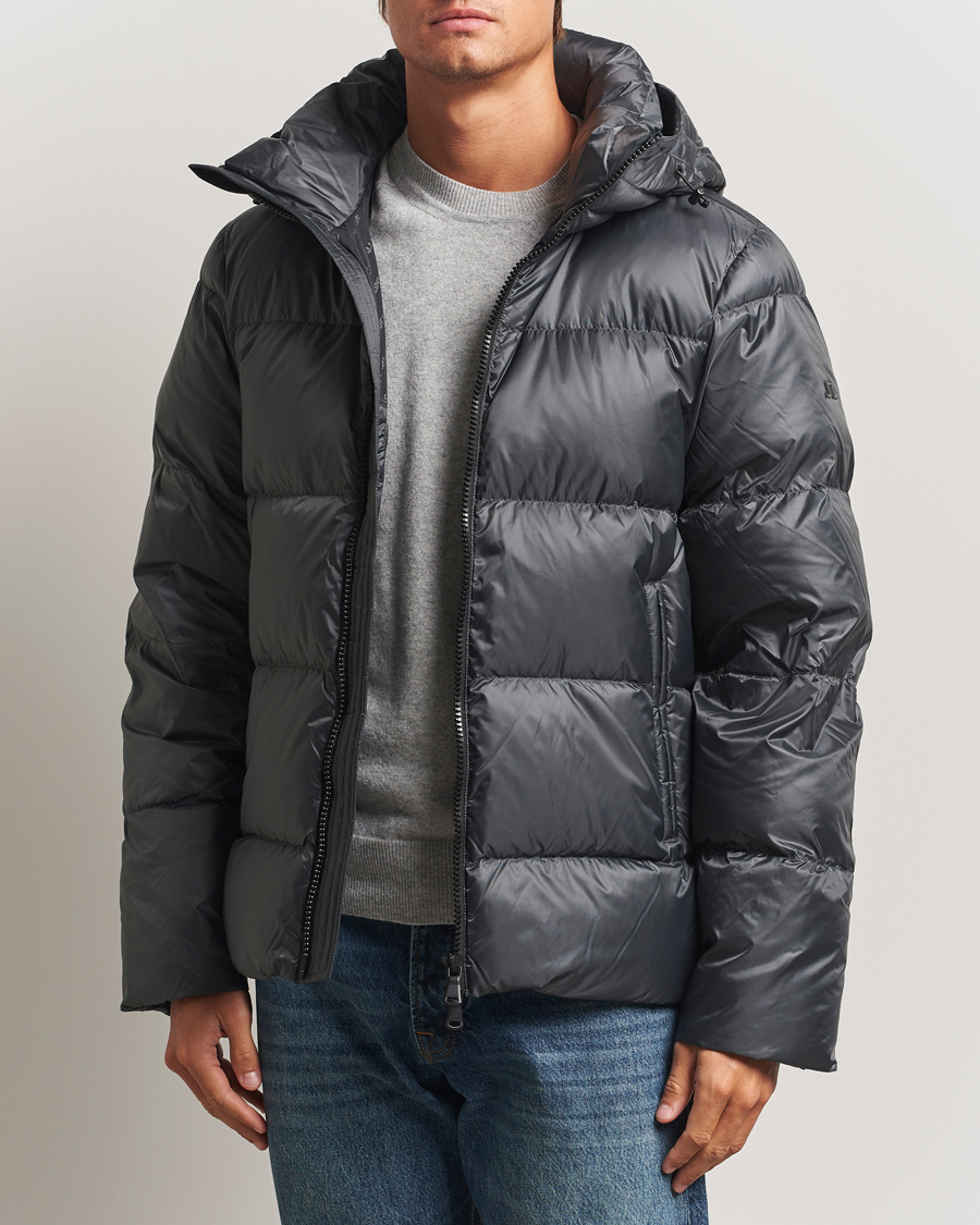 Homme | Manteaux Et Vestes | J.Lindeberg | Daryl Down Hooded Jacket Asphalt