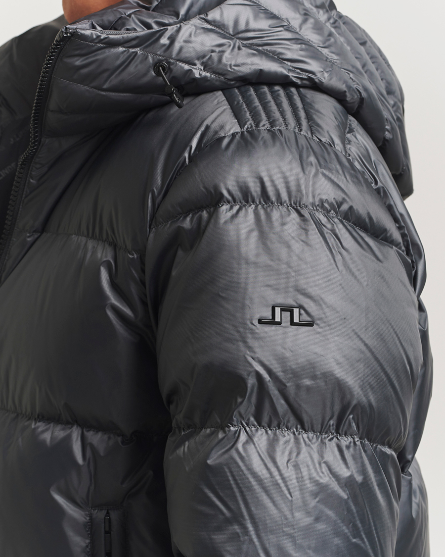 Homme | Manteaux Et Vestes | J.Lindeberg | Daryl Down Hooded Jacket Asphalt