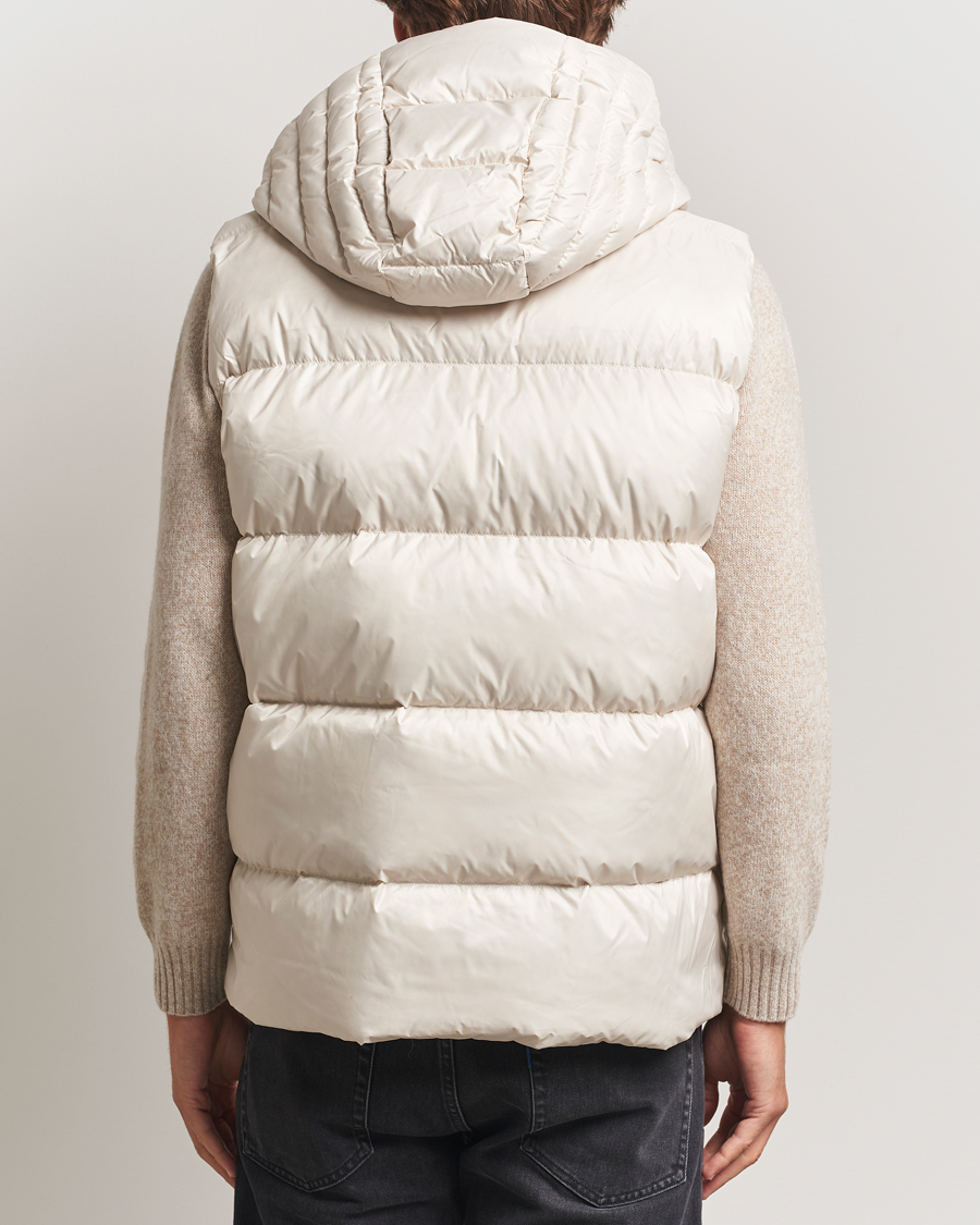Homme | Gilets | J.Lindeberg | Daryl Down Hooded Vest Moonbeam