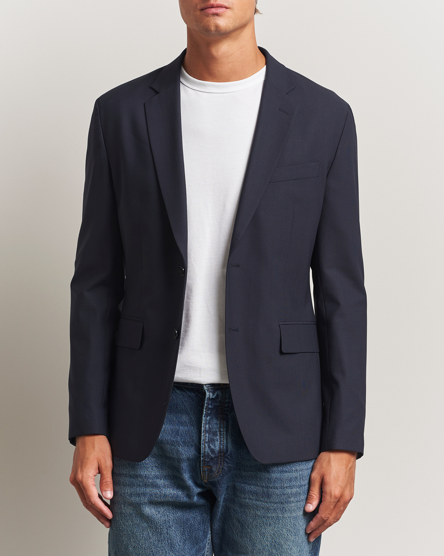 Homme | Blazers | J.Lindeberg | Hopper Bi Stretch Blazer Navy