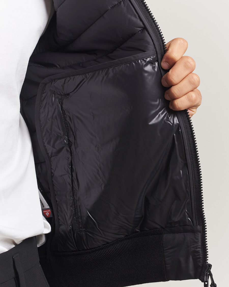 Heren | Jassen | J.Lindeberg | Thorn Hooded Hybrid Jacket Black