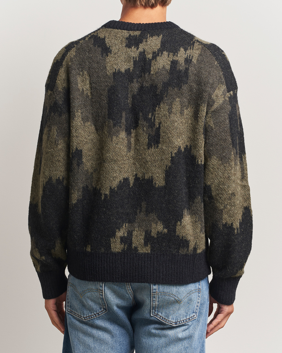 Homme | Pulls Et Tricots | J.Lindeberg | Nate Graphic Jaquard Knitted Sweater Forest Green