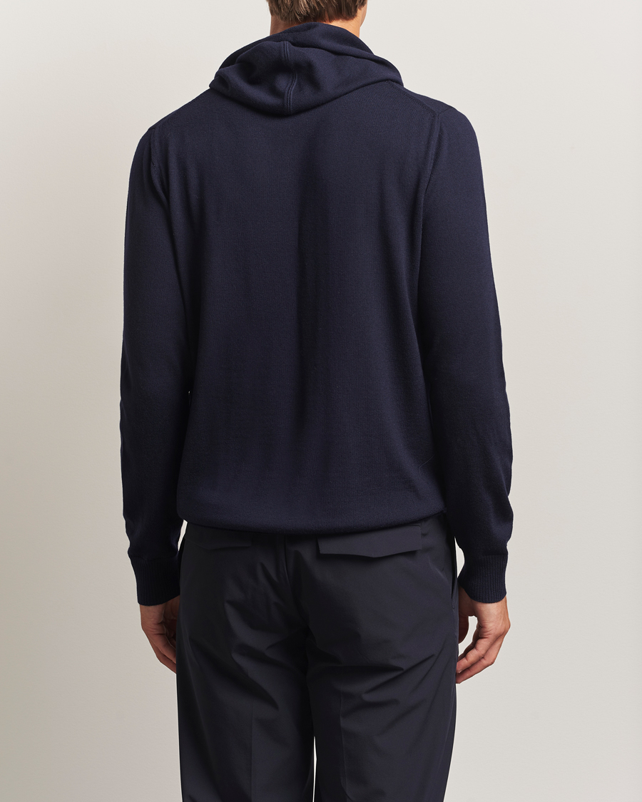 Homme | Pulls Et Tricots | J.Lindeberg | Karl Merino Hoodie Navy