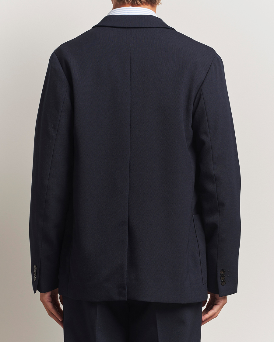 Homme | Blazers | NN07 | Jordin Wool Double Breasted Blazer Deep Navy