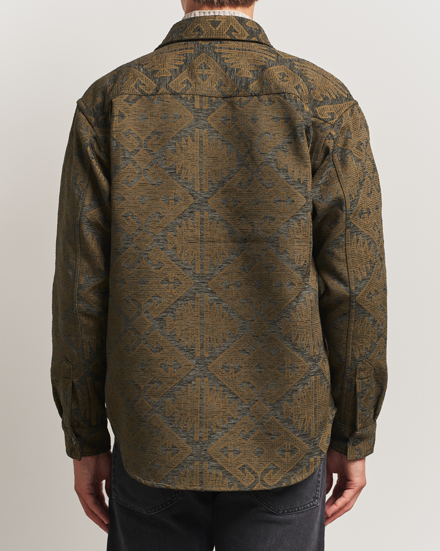 Homme | Chemises | NN07 | Adwin Printed Overshirt Green Multi