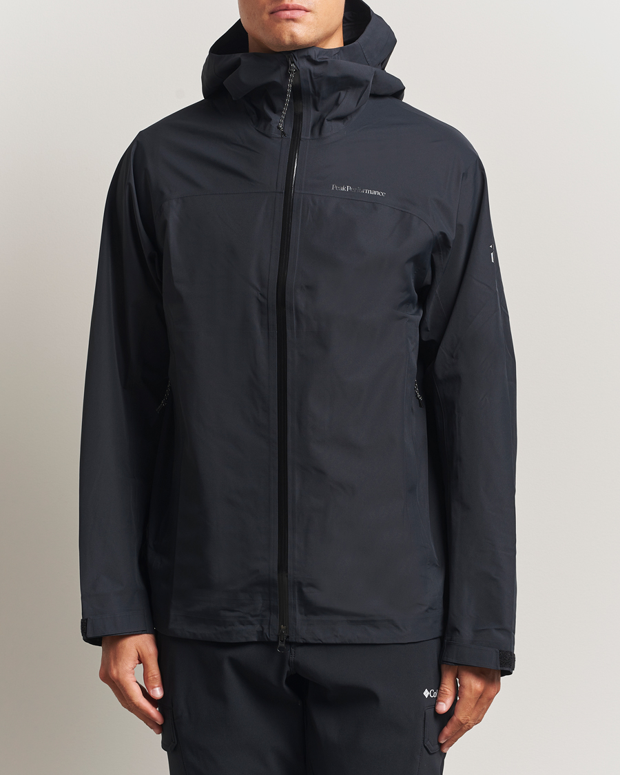 Heren | Jassen | Peak Performance | Treeline Shell Hooded Jacket Black