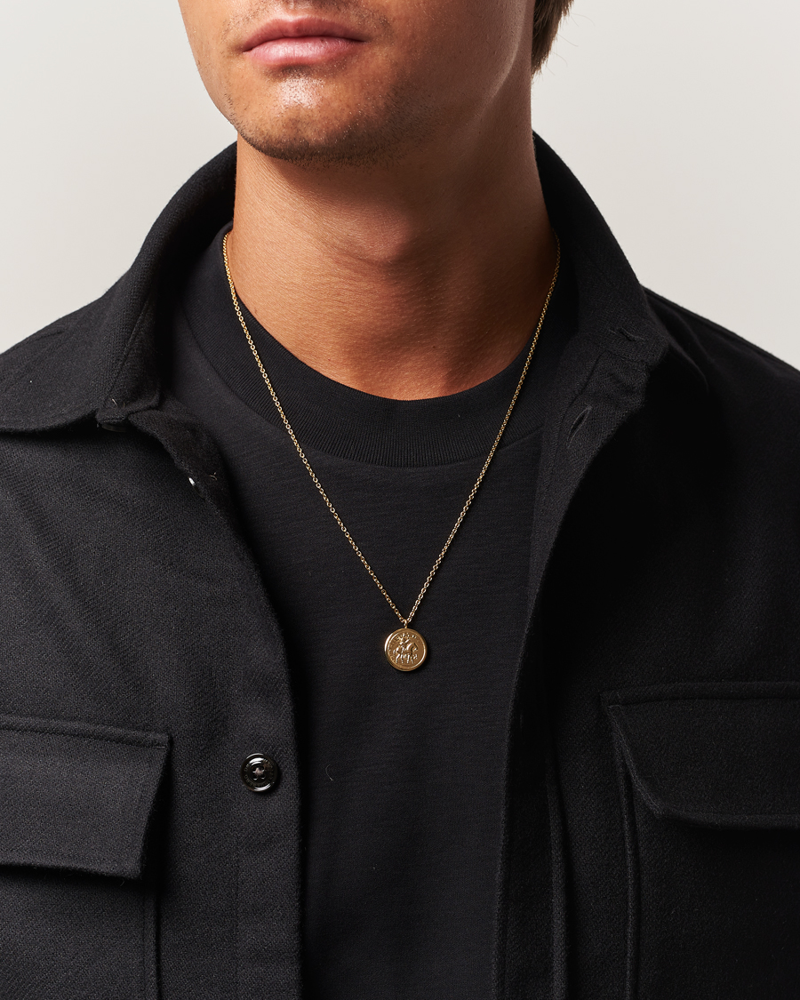 Homme | Bijoux | Tom Wood | Coin Pendant Necklace Gold