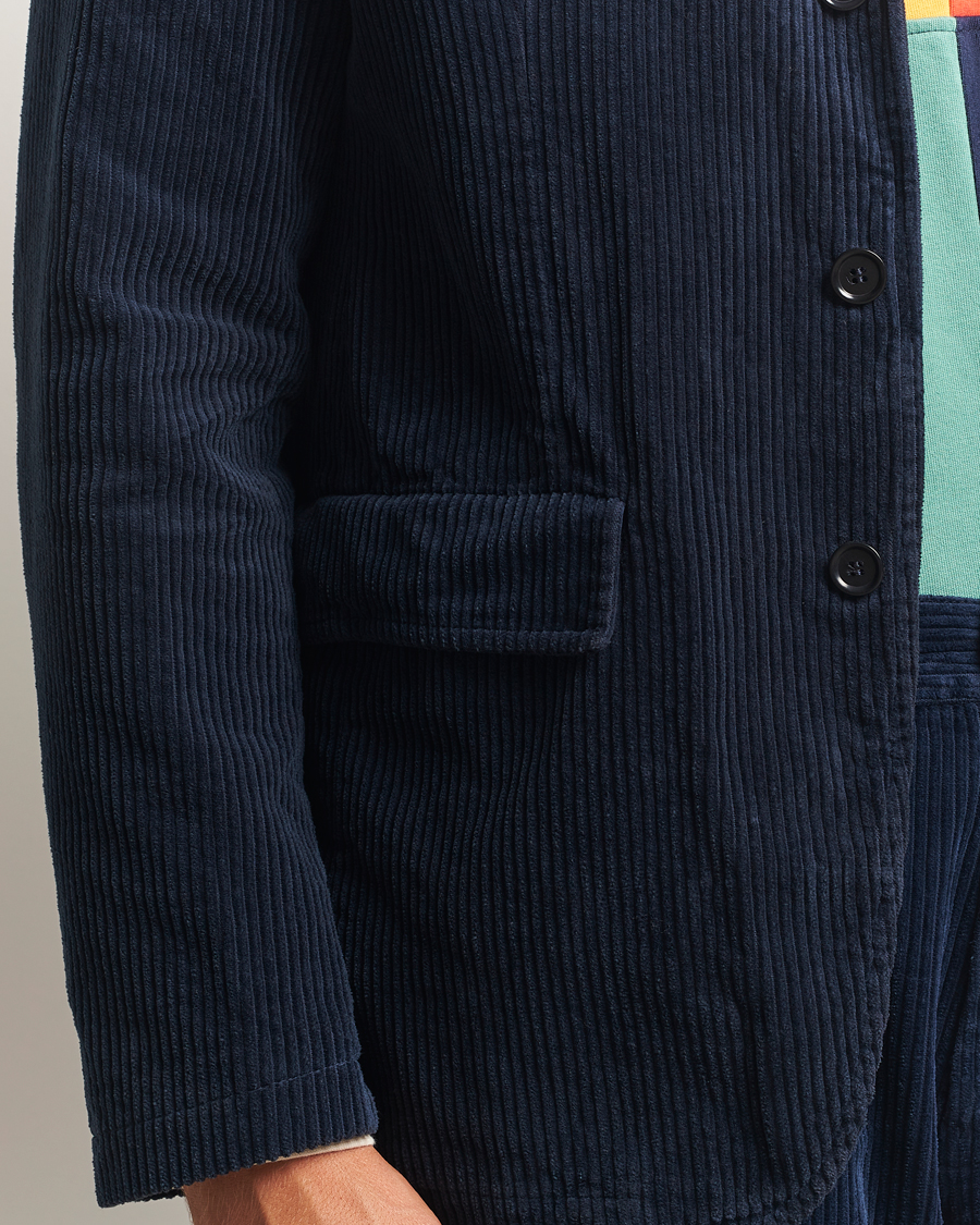 Homme | Blazers | Aspesi | Corduroy Blazer Navy