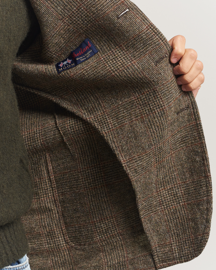 Homme | Blazers | Aspesi | Harris Tweed Blazer Brown Check