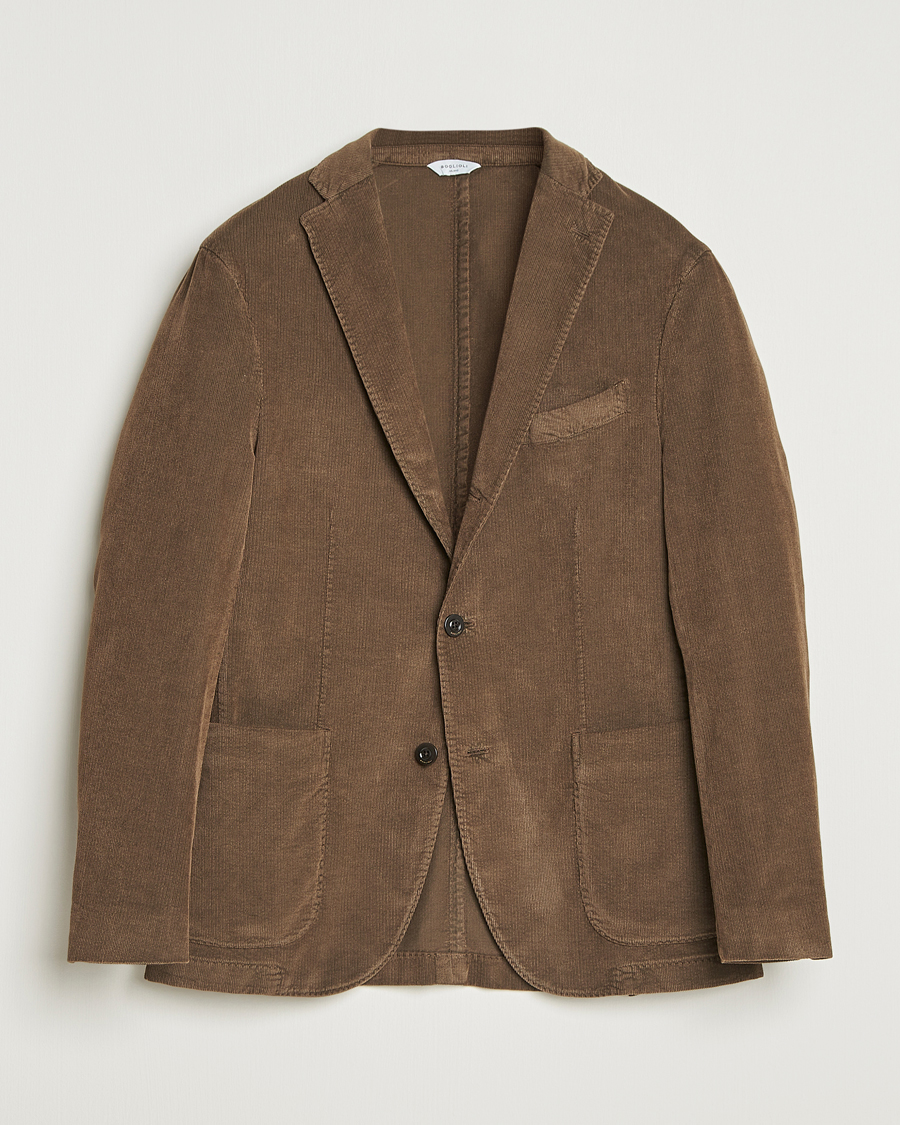 Homme | Blazers | Boglioli | K Jacket Corduroy Blazer Brown