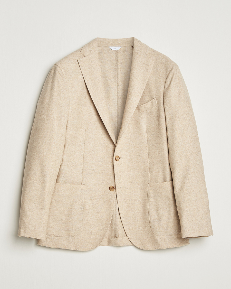 Heren | Blazers | Boglioli | K Jacket Wool/Cashmere Blazer Beige