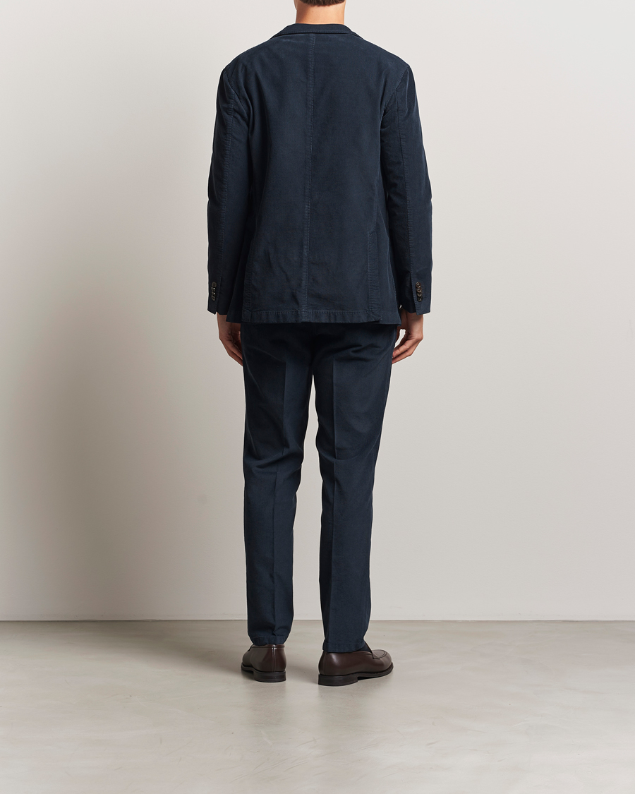 Homme | Costumes | Boglioli | K Jacket Baby Corduroy Suit Navy