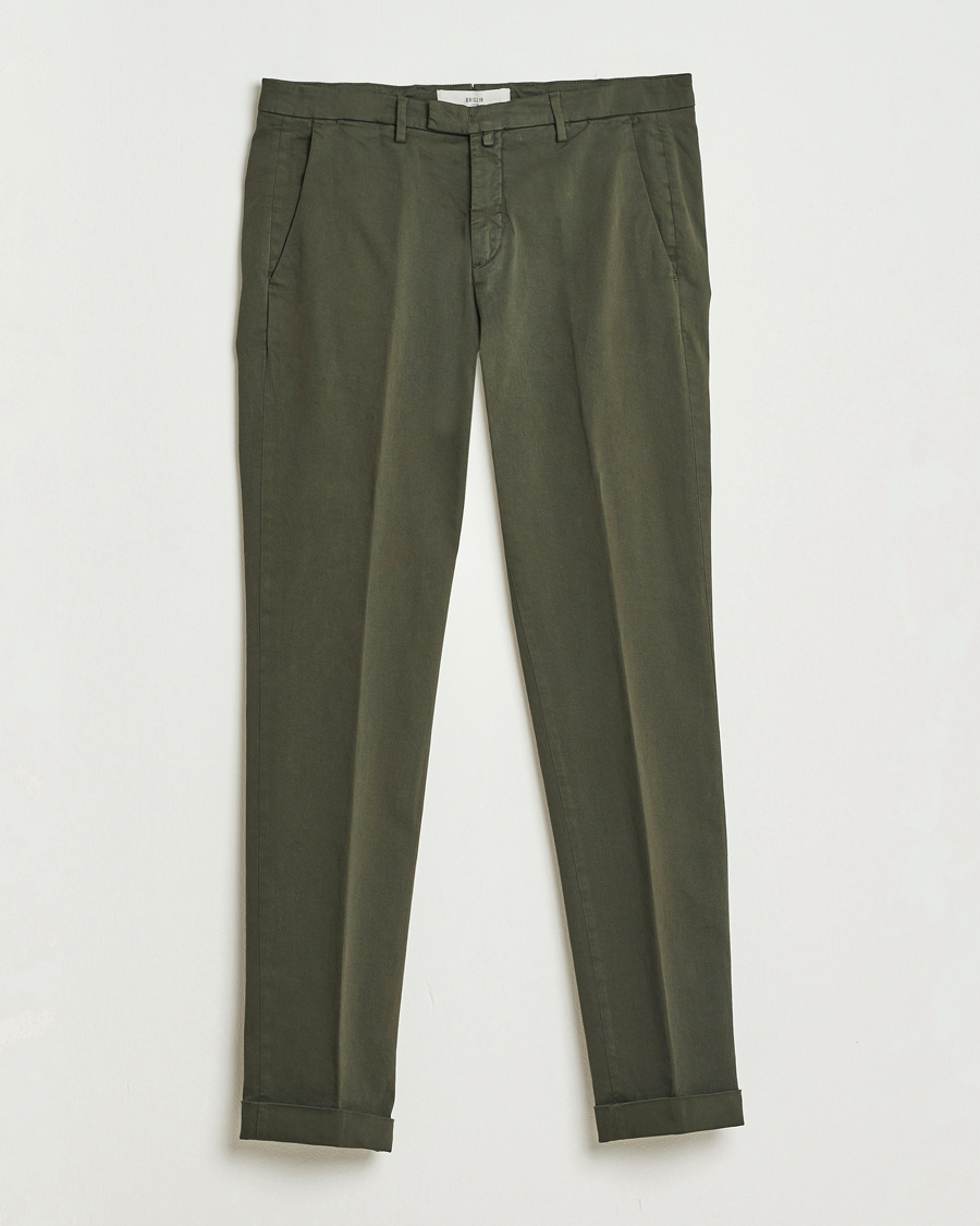 Homme | Pantalons | Briglia 1949 | Slim Fit Cotton Stretch Chino Military