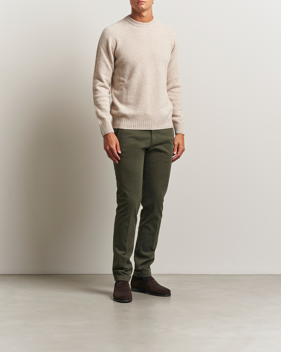 Homme | Pantalons | Briglia 1949 | Slim Fit Cotton Stretch Chino Military