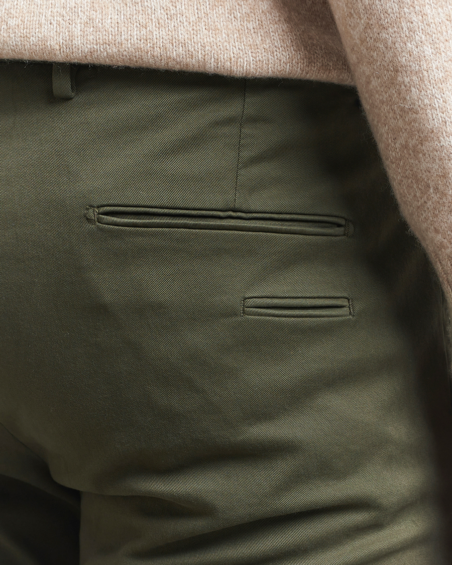 Homme | Pantalons | Briglia 1949 | Slim Fit Cotton Stretch Chino Military