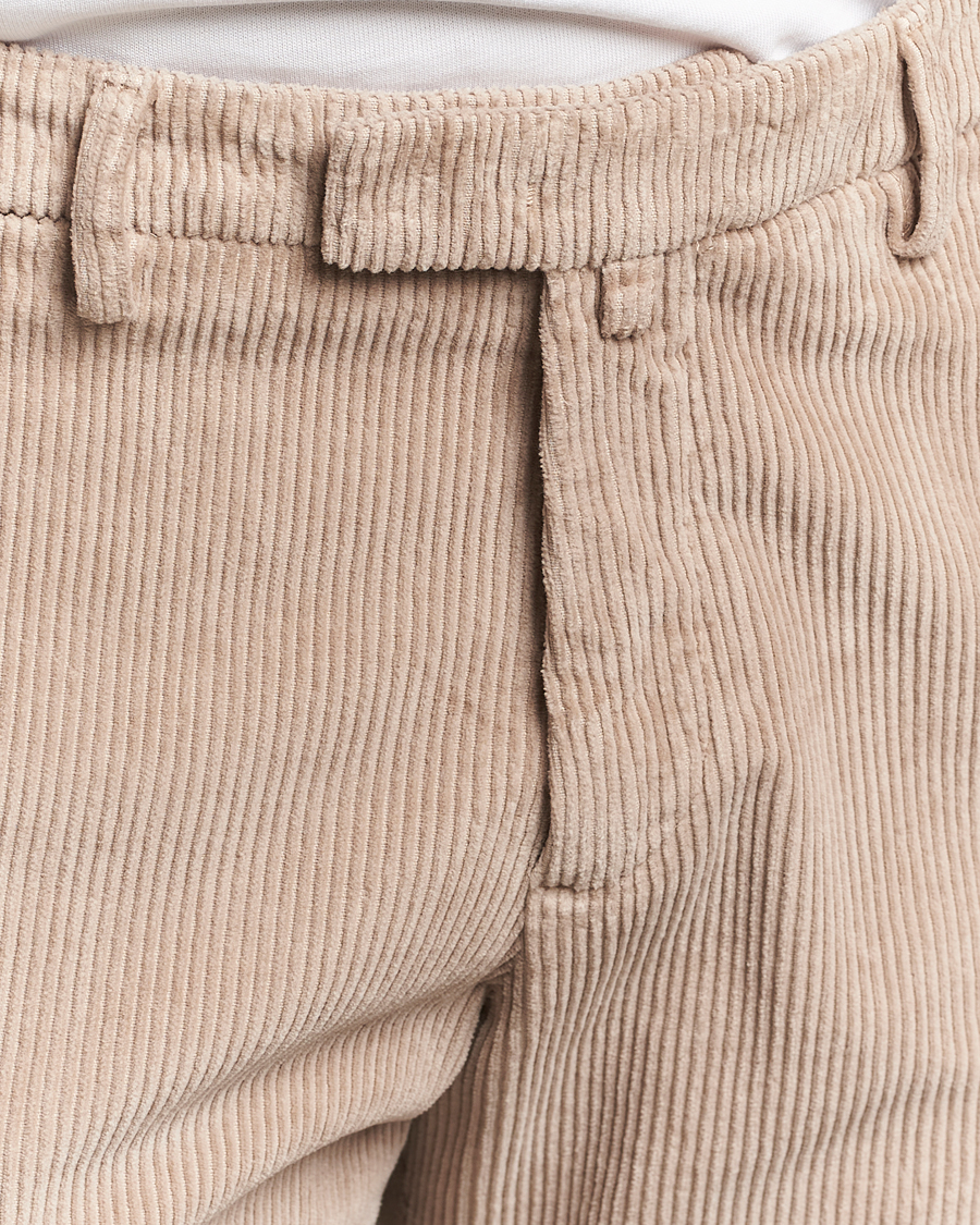 Homme | Pantalons | Briglia 1949 | Slim Fit Corduroy Trousers Beige