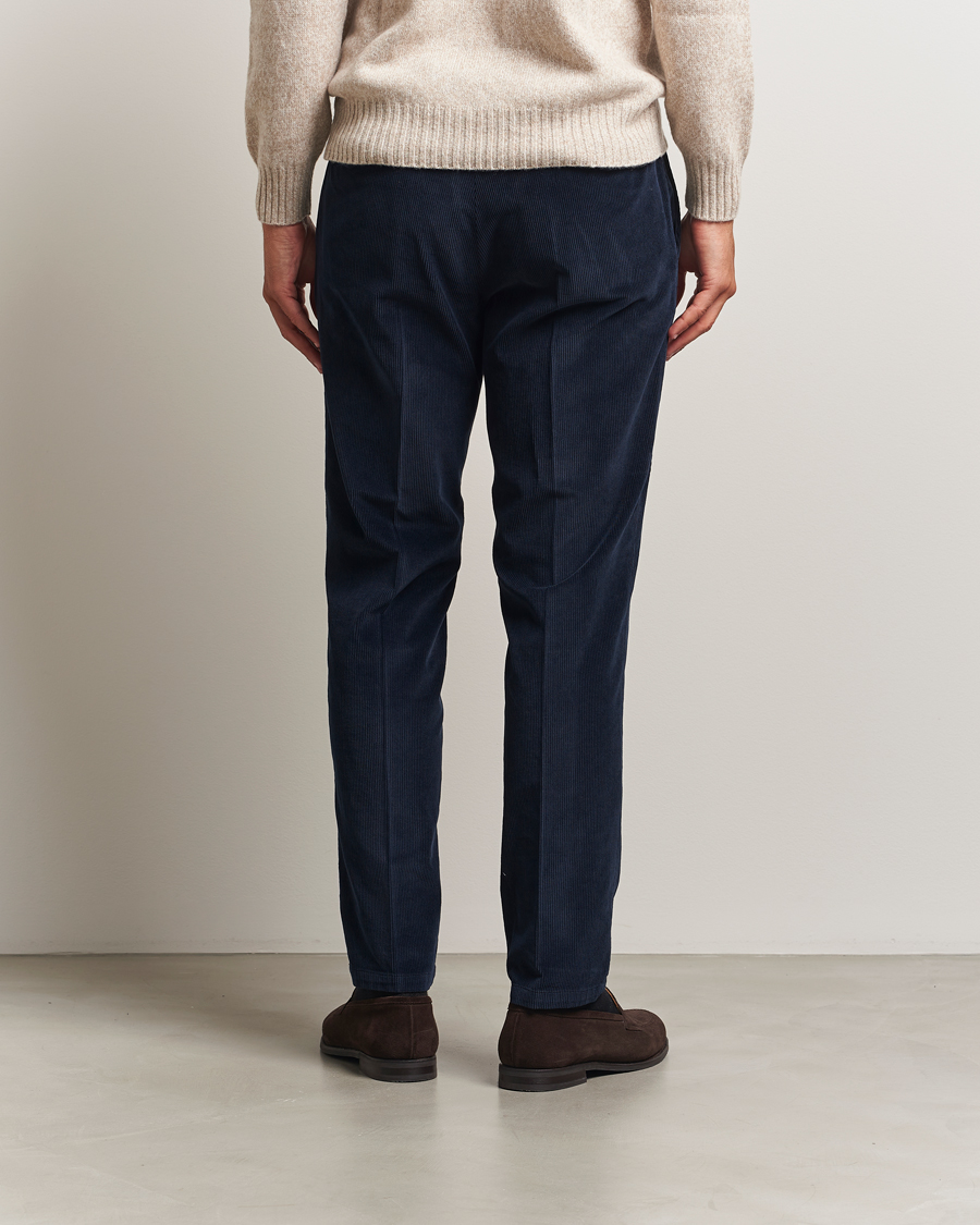 Homme | Pantalons | Briglia 1949 | Easy Fit Corduroy Trousers Navy