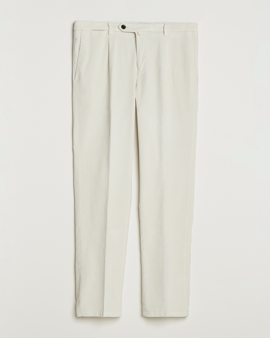 Homme | Pantalons | Briglia 1949 | Easy Fit Corduroy Trousers Off White