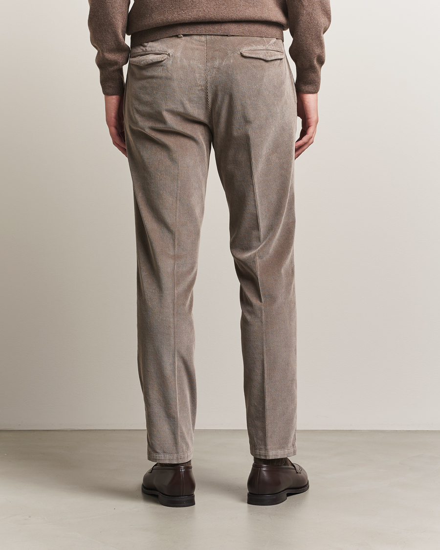 Heren | Broeken | Briglia 1949 | Easy Fit Corduroy Trousers Taupe