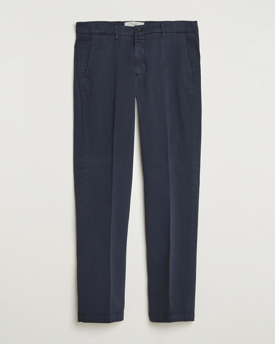Heren | Broeken | Briglia 1949 | Soho Tailored Easy Fit Chino Navy