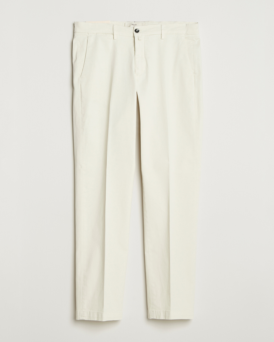Heren | Broeken | Briglia 1949 | Soho Tailored Easy Fit Chino Off White