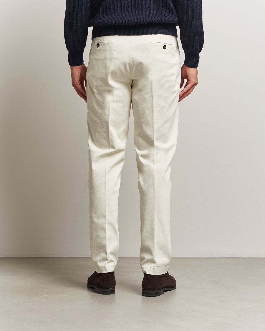 Heren | Broeken | Briglia 1949 | Soho Tailored Easy Fit Chino Off White