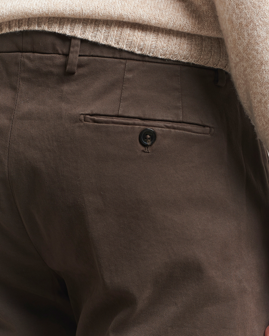 Heren | Broeken | Briglia 1949 | Soho Tailored Easy Fit Chino Brown