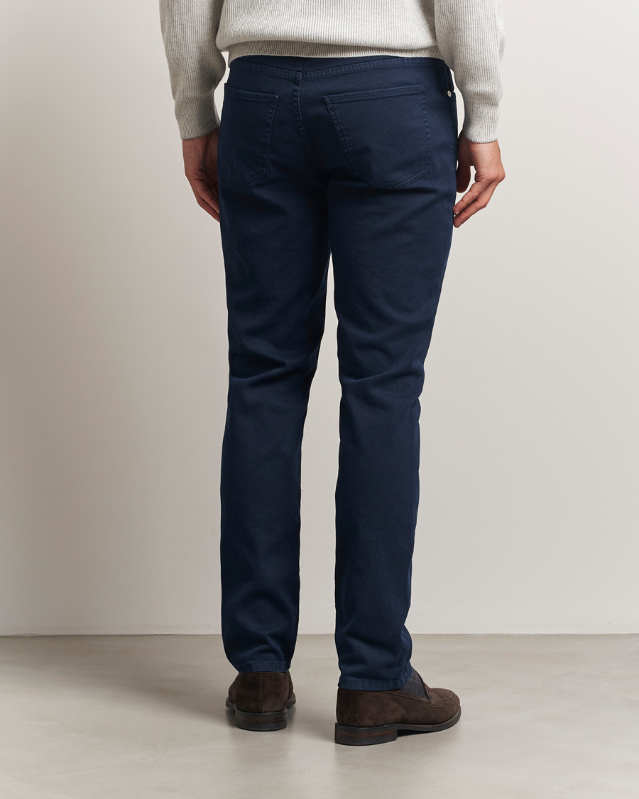 Homme | Pantalons | Brunello Cucinelli | Slim Fit Bull Denim Pants Navy