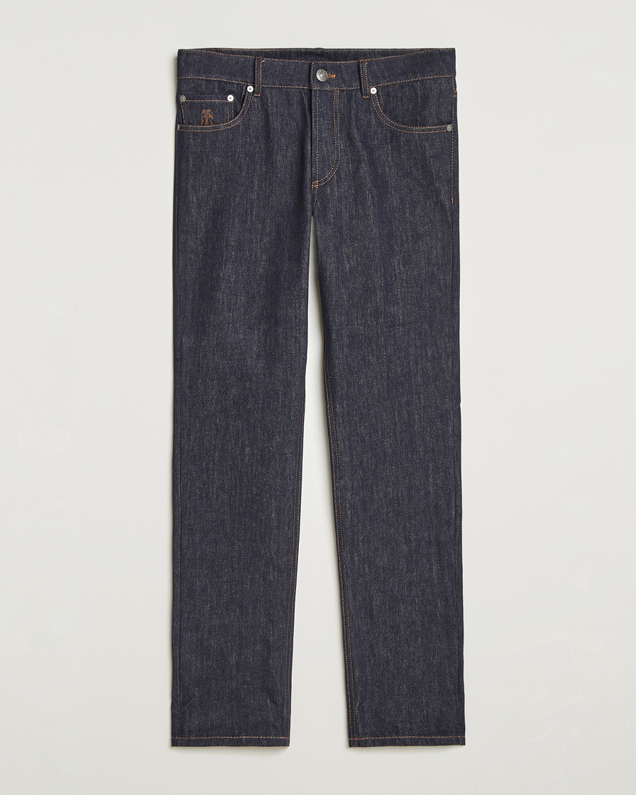 Homme | Jeans | Brunello Cucinelli | Traditional Fit Jeans Dark Indigo