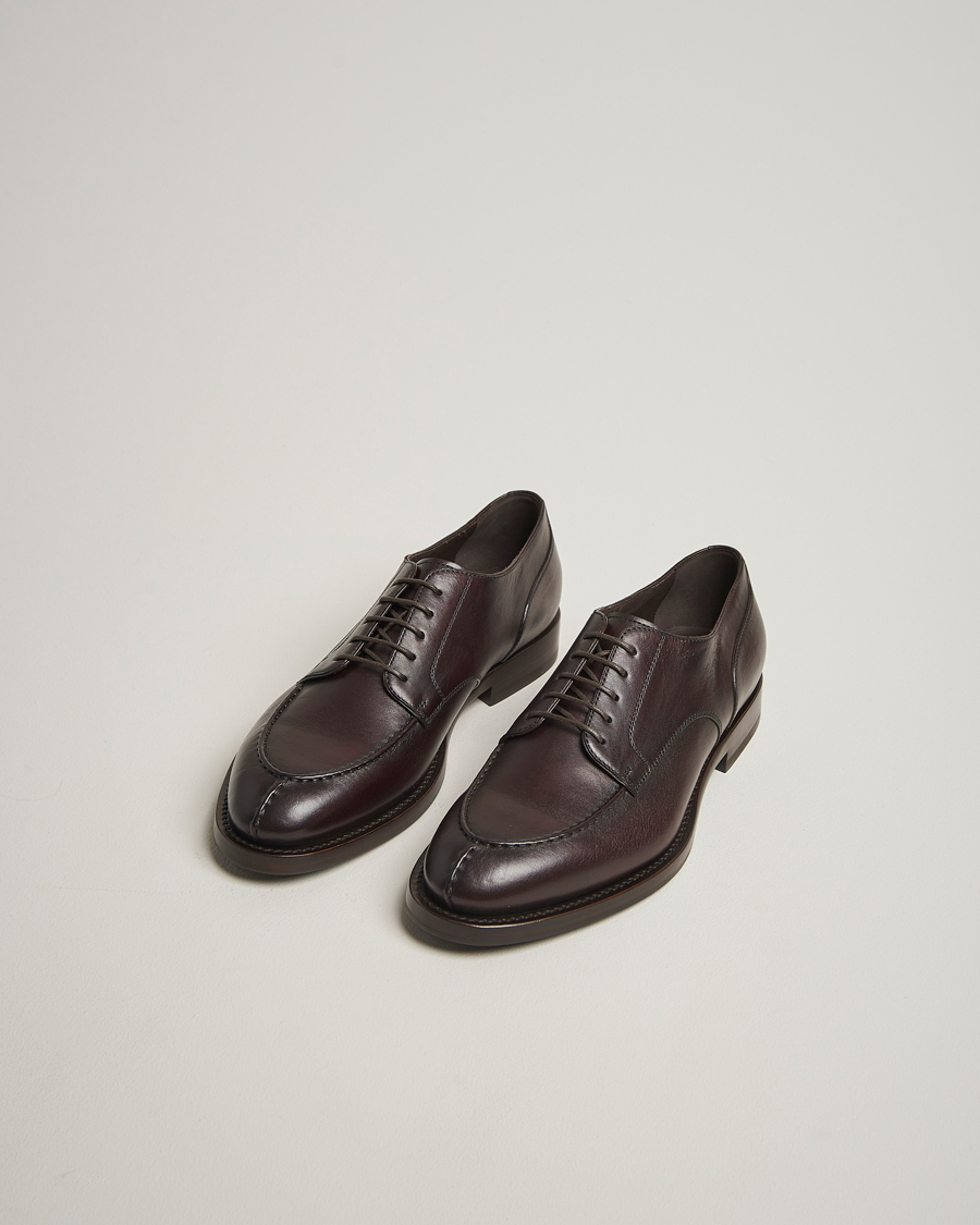 Heren | Derby schoenen | Brunello Cucinelli | Moc Toe Derby Dark Brown Calf