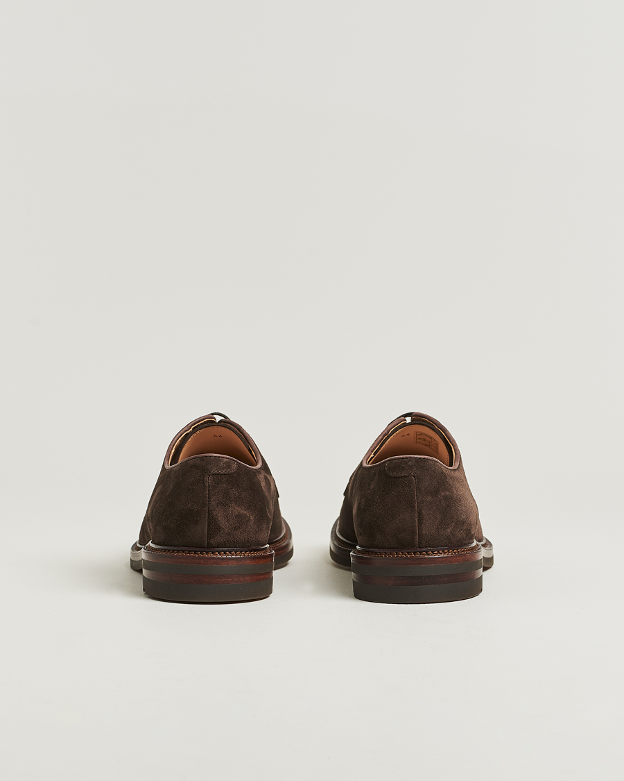 Heren | Derby schoenen | Brunello Cucinelli | Plain Toe Derby Dark Brown Suede