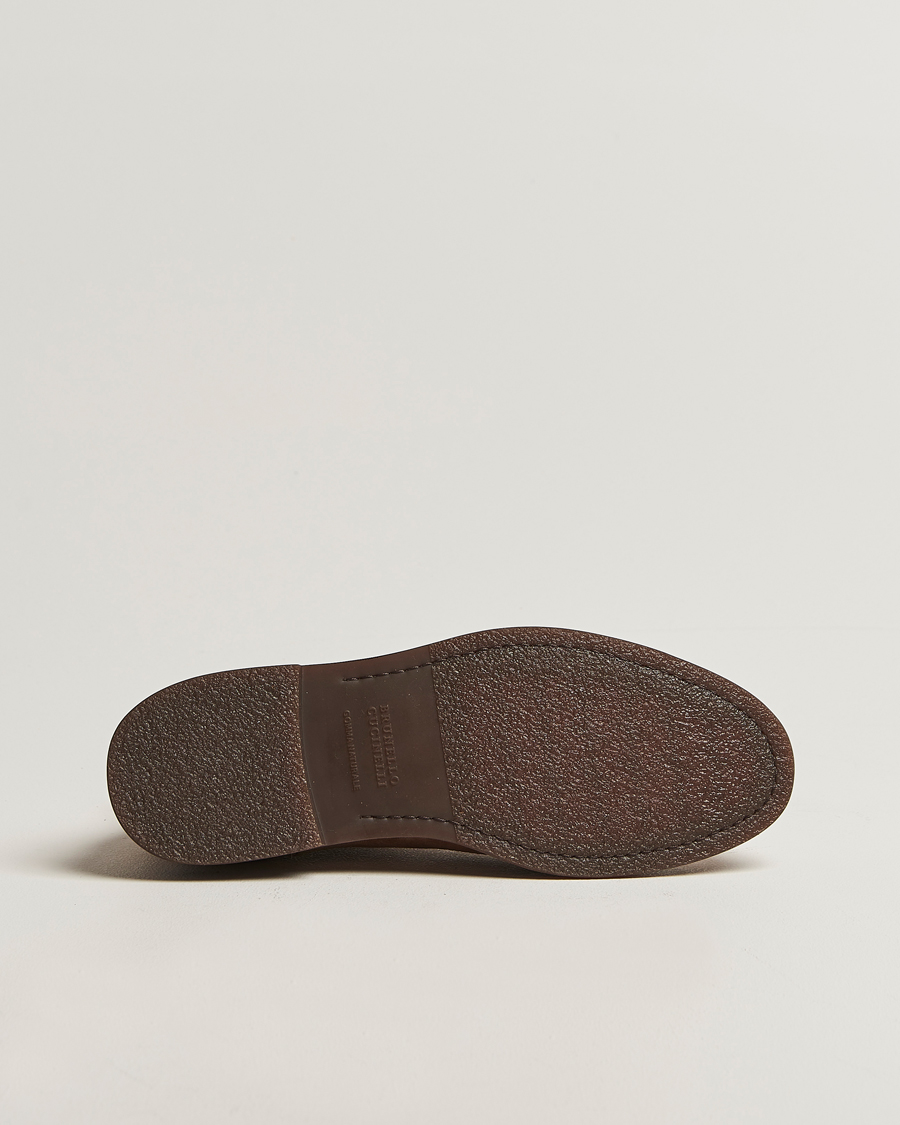 Homme | Bottes | Brunello Cucinelli | Chelsea Boots Brown Suede