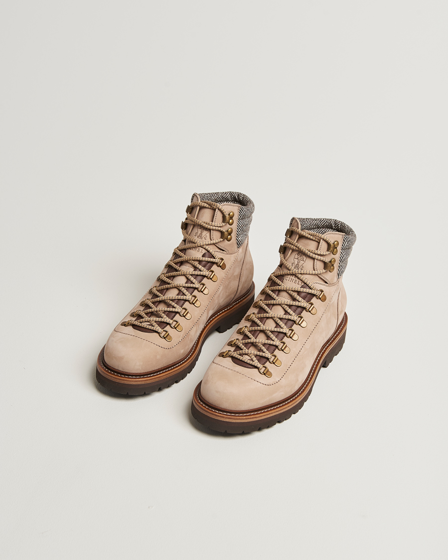 Heren | Laarzen | Brunello Cucinelli | Winter Boots Beige Suede
