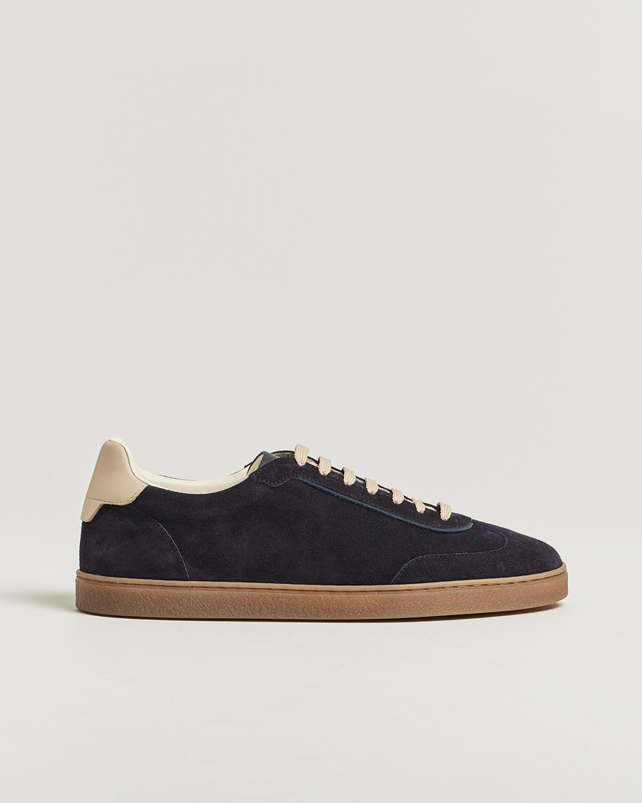 Heren | Sneakers | Brunello Cucinelli | Classic Sneakers Navy Suede