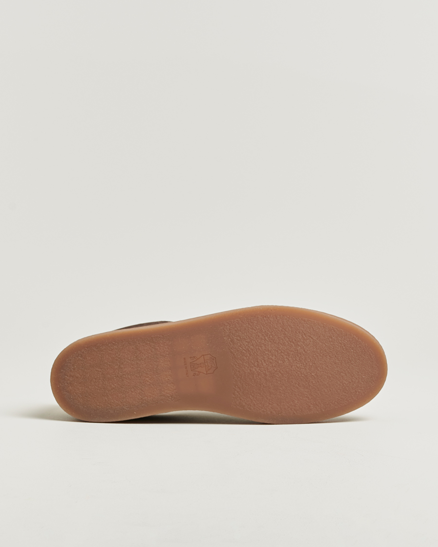 Heren | Sneakers | Brunello Cucinelli | Classic Sneakers Dark Brown Suede