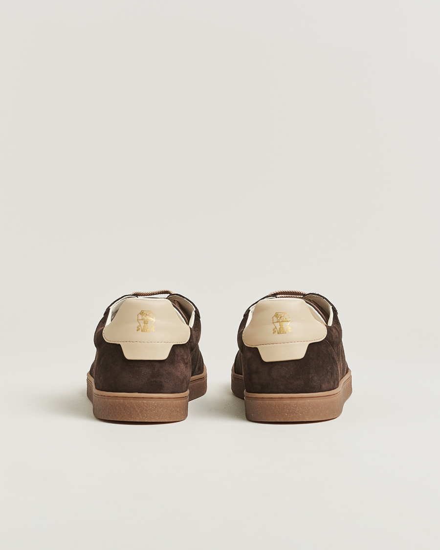 Heren | Sneakers | Brunello Cucinelli | Classic Sneakers Dark Brown Suede