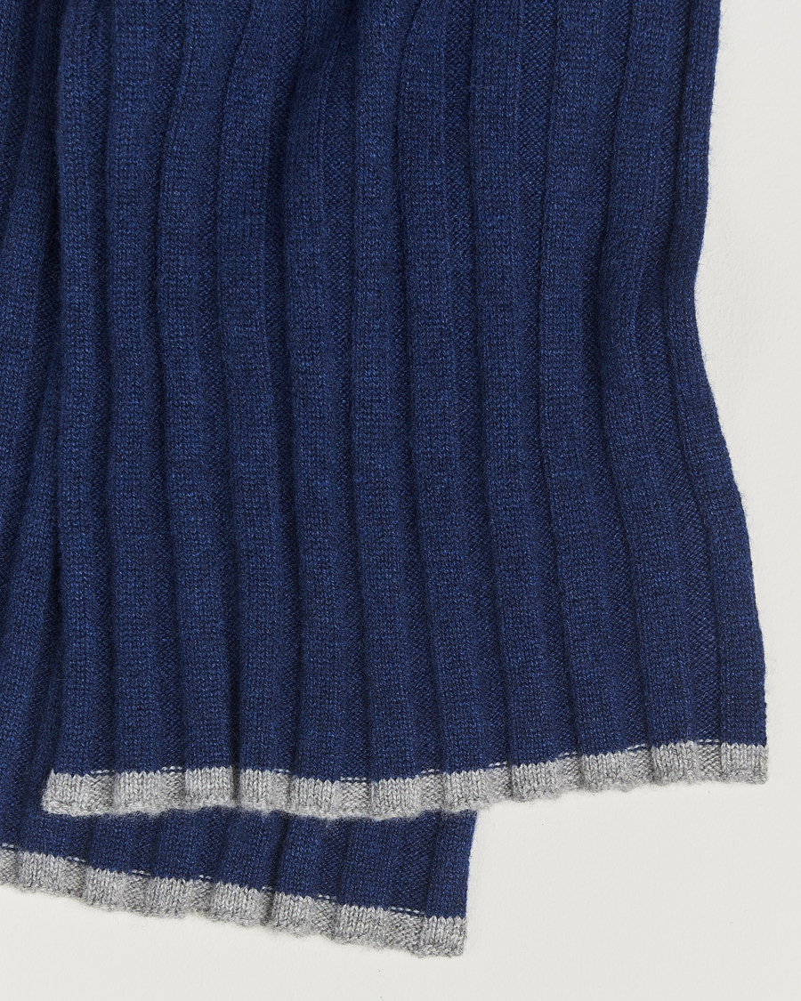 Heren | Sjaals | Brunello Cucinelli | Wool/Cashmere Scarf Navy