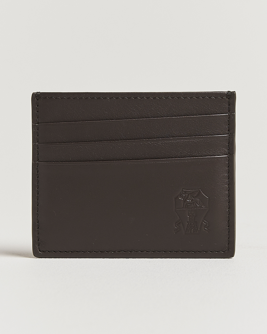 Heren | Portemonnees | Brunello Cucinelli | Leather Cardholder Dark Brown Calf