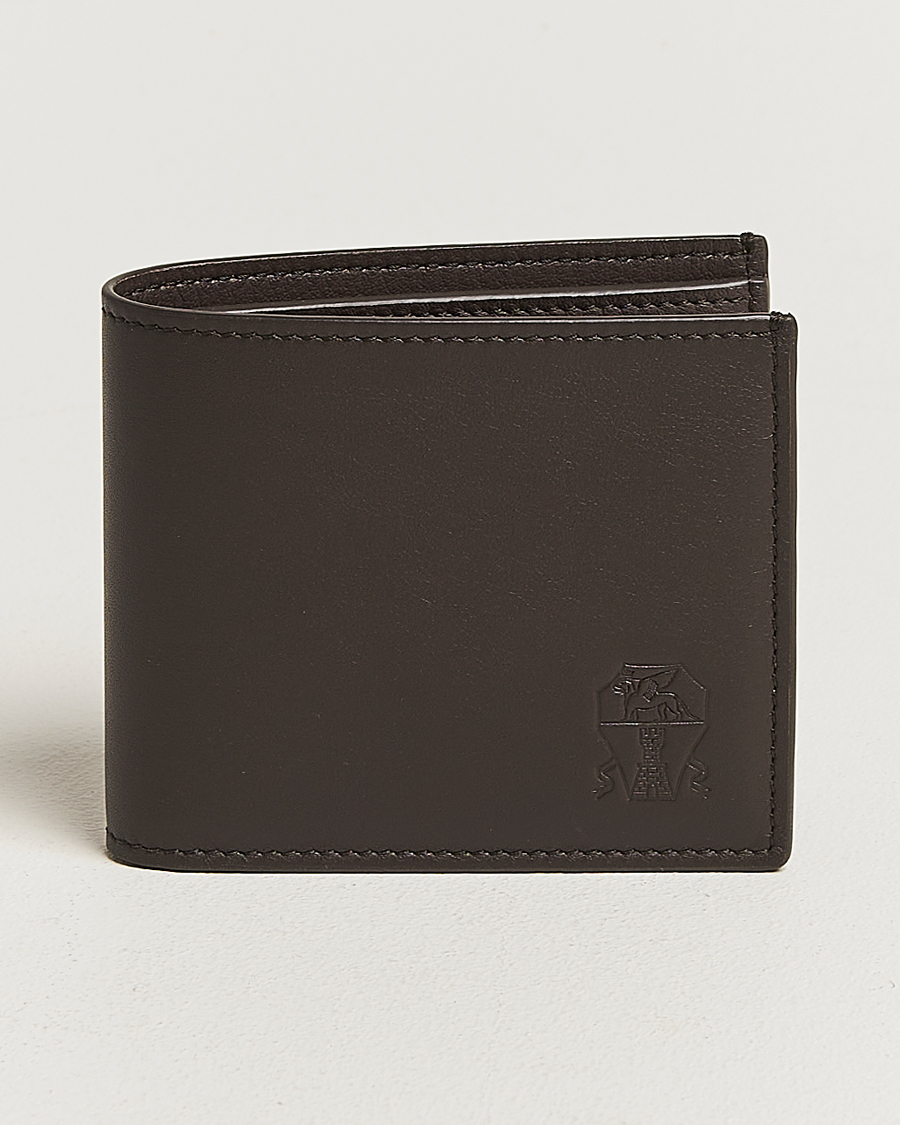 Homme | Portefeuilles | Brunello Cucinelli | Leather Wallet Dark Brown Calf