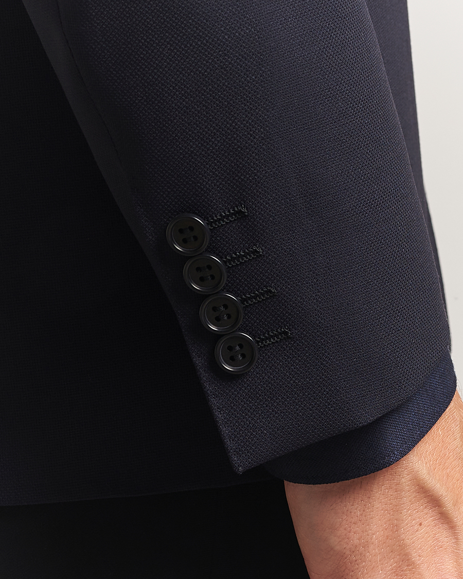 Homme | Blazers | Canali | Travel Wool Blazer Navy