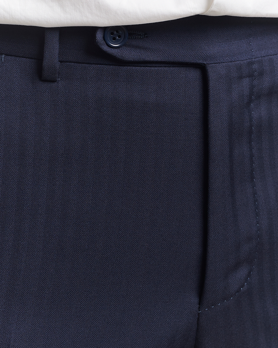 Heren | Pakken | Canali | Capri Wool Suit Navy